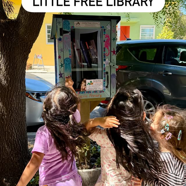 @citybookworms (founded by PP alums!) has gifted us a beautiful new Little Free Library. Let the book sharing begin!

#p