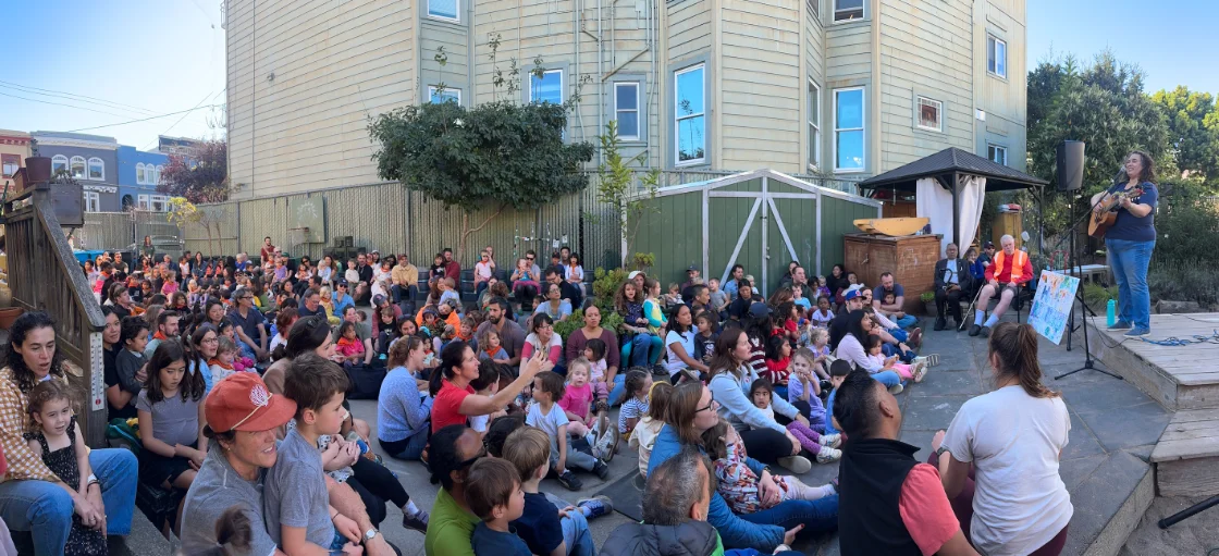 A Pacific Primary sing-along