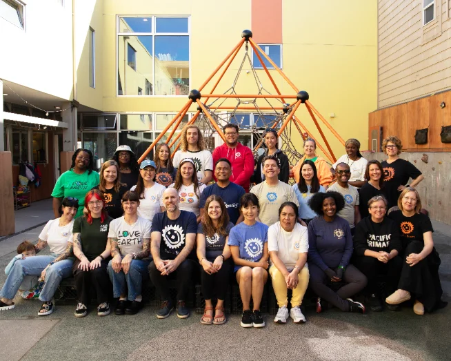 Orange Sun School staff group photograph