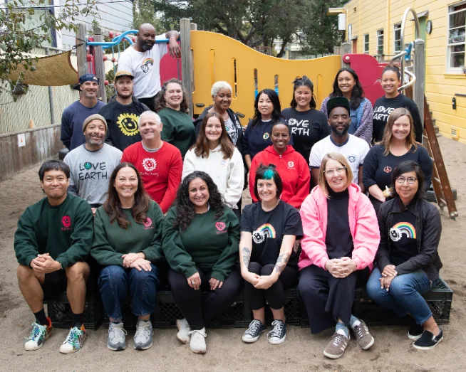 Yellow Sun School staff group photograph
