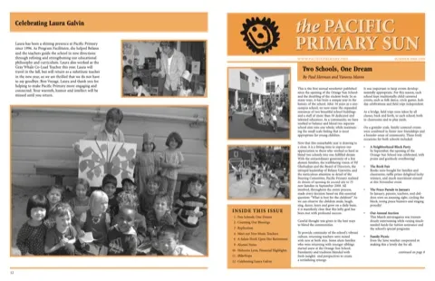 Cover of the 2008–2009 Pacific Primary Sun