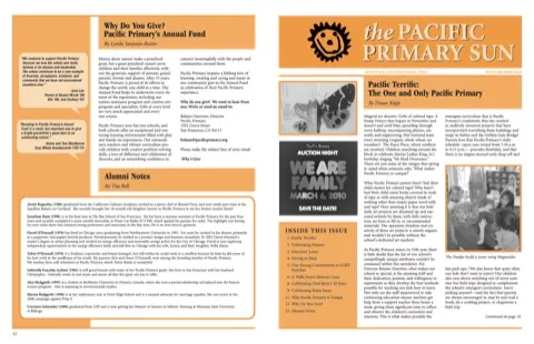 Cover of the 2009–2010 Pacific Primary Sun