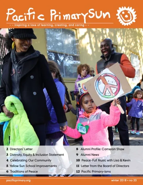 Cover of the 2017–2018 Pacific Primary Sun